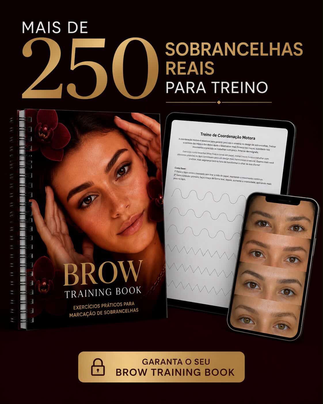 Mari Dias ensinando design de sobrancelhas